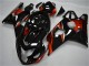 2004-2005 Glossy Black Red Stripe Suzuki GSXR 600/750 Motorcycle Fairings