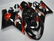 2004-2005 Glossy Black Red Stripe Suzuki GSXR 600/750 Motorcycle Fairings