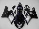 2004-2005 Glossy Black Silver Blue Suzuki GSXR 600/750 Motorcycle Fairings