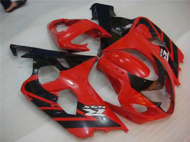 2004-2005 Red Black Suzuki GSXR 600/750 Motorcycle Fairings