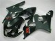 2004-2005 Glossy Black Matte Black Red Decal Suzuki GSXR 600/750 Motorcycle Fairings