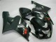 2004-2005 Glossy Black Matte Black Red Decal Suzuki GSXR 600/750 Motorcycle Fairings