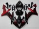 2004-2006 Glossy Black Red Flame Yamaha YZF R1 Motorcycle Fairings