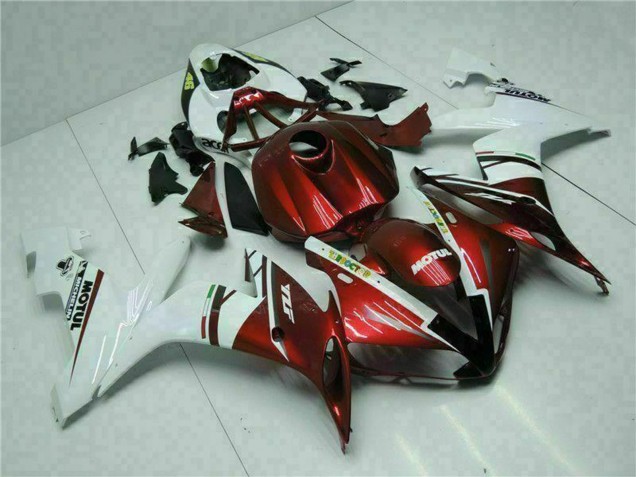 2004-2006 White Red Yellow Motul 46 Yamaha YZF R1 Motorcycle Fairings