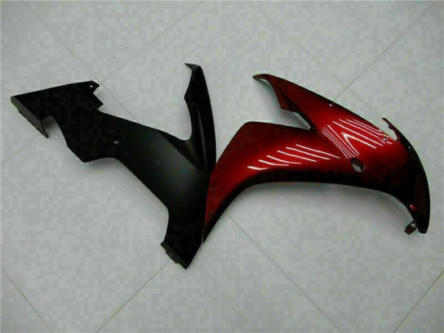 2004-2006 Maroon Red Matte Black Yamaha YZF R1 Motorcycle Fairings