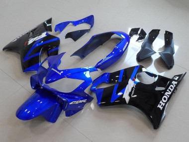 Custom 2004-2007 Blue Glossy Black Honda CBR600 F4i Motorcycle Fairing