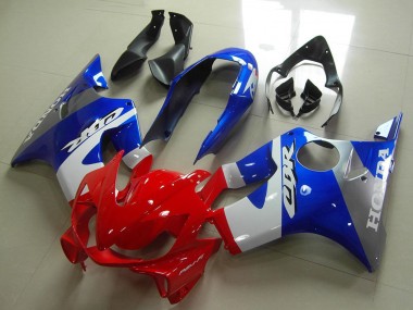 Custom 2004-2007 Blue White Red Grey Honda CBR600 F4i Motorcycle Fairings