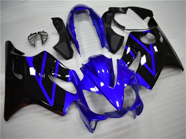 Custom 2004-2007 Blue Glossy Black Honda CBR600 F4i Motorcycle Fairing Kits
