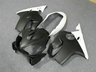 Custom 2004-2007 White Matte Black Honda CBR600 F4i Motorcycle Fairings