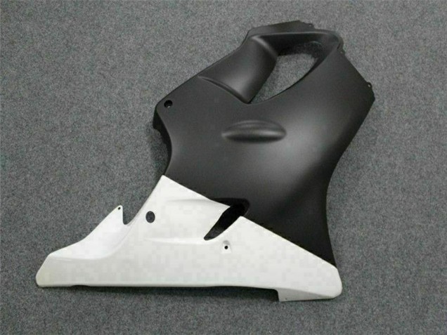 2004-2007 White Matte Black Honda CBR600 F4i Motorcycle Fairings
