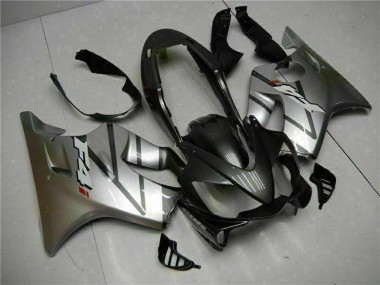 Custom 2004-2007 Silver Matte Black Honda CBR600 F4i Motorcycle Fairings