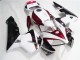 2005-2006 White Red Black Honda CBR600RR Motorcycle Fairings Kits