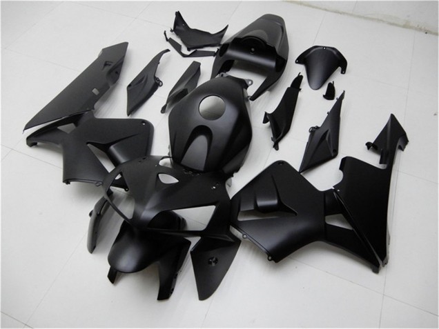 2005-2006 Matte Black Honda CBR600RR Motorcycle Fairing