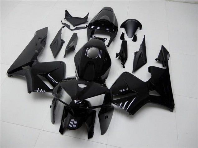 2005-2006 Glossy Black Honda CBR600RR Motorcycle Fairing