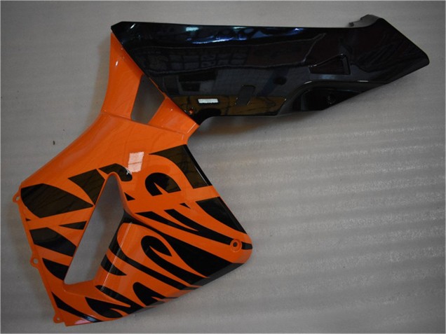 2005-2006 Orange Black Flame Honda CBR600RR Motorcycle Fairing
