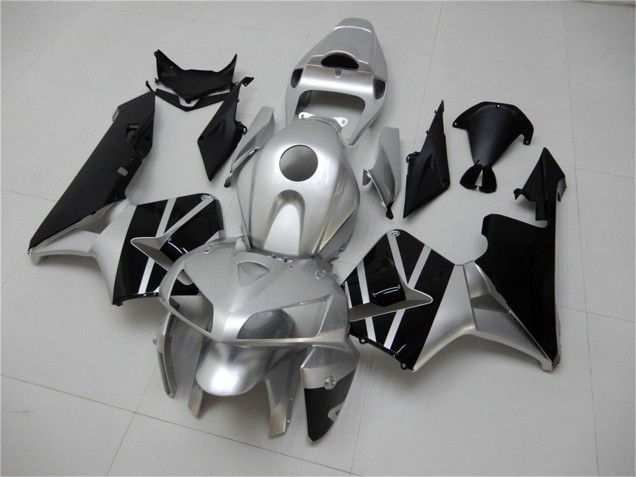 2005-2006 Silver Black Honda CBR600RR Motorcycle Fairing