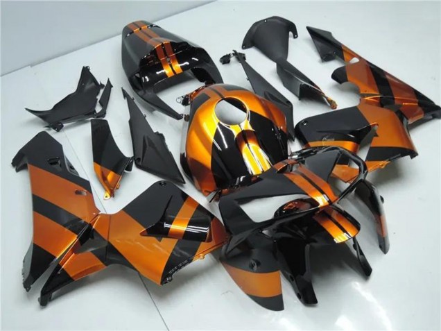 2005-2006 Orange Black Honda CBR600RR Bike Fairings