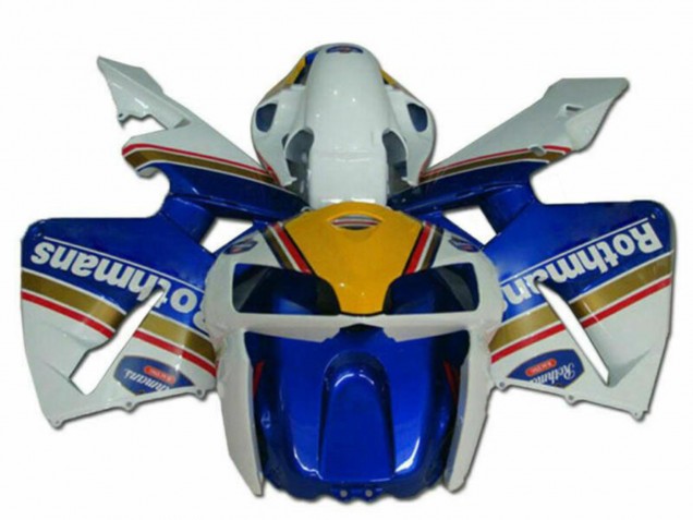 2005-2006 Blue Gold Red White Rothmans Honda CBR600RR Motorcycle Fairings