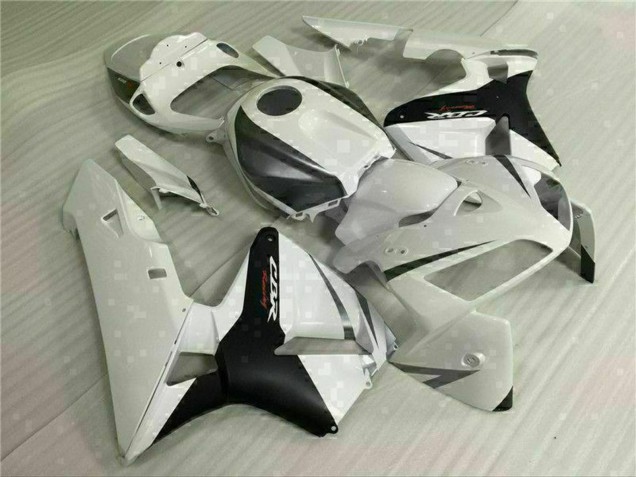 2005-2006 White Black Honda CBR600RR Bike Fairings