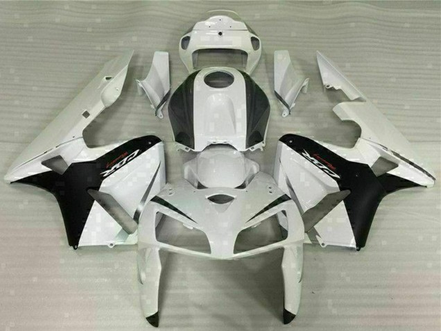 2005-2006 White Black Honda CBR600RR Bike Fairings