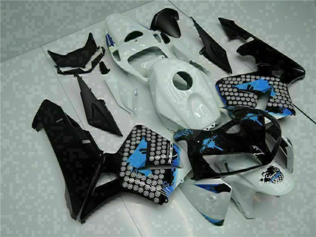 2005-2006 White Black Green Honda CBR600RR Motorcycle Fairings