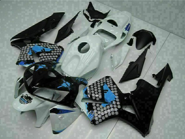 2005-2006 White Black Green Honda CBR600RR Motorcycle Fairings