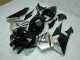 2005-2006 Glossy Black Silver Honda CBR600RR Motorcycle Fairings