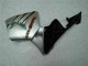 2005-2006 Glossy Black Silver Honda CBR600RR Motorcycle Fairings