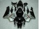 2005-2006 Glossy Black Silver Honda CBR600RR Motorcycle Fairings