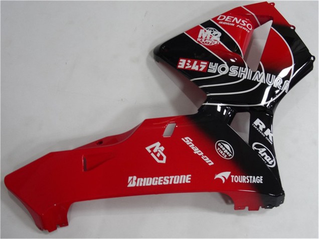 2005-2006 Red Black Honda CBR600RR Motorcycle Fairings Kit