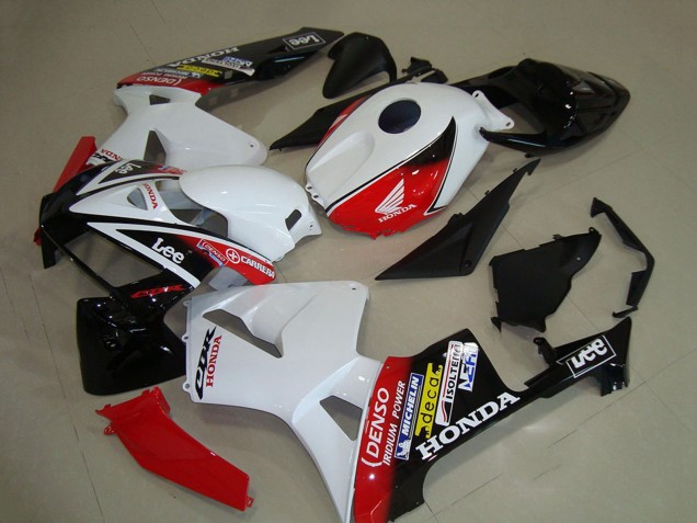 2005-2006 White Red Black Lee Honda CBR600RR Motorcycle Fairings