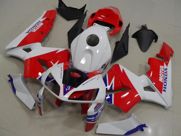 2005-2006 White Red Blue Honda CBR600RR Abs Motorcycle Fairings