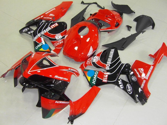 2005-2006 Red Blue Yellow Glossy Black JOMO Honda CBR600RR Motorcycle Fairings