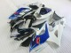 2005-2006 White Blue Glossy Black Suzuki GSXR 1000 Motorcycle Fairing Kits
