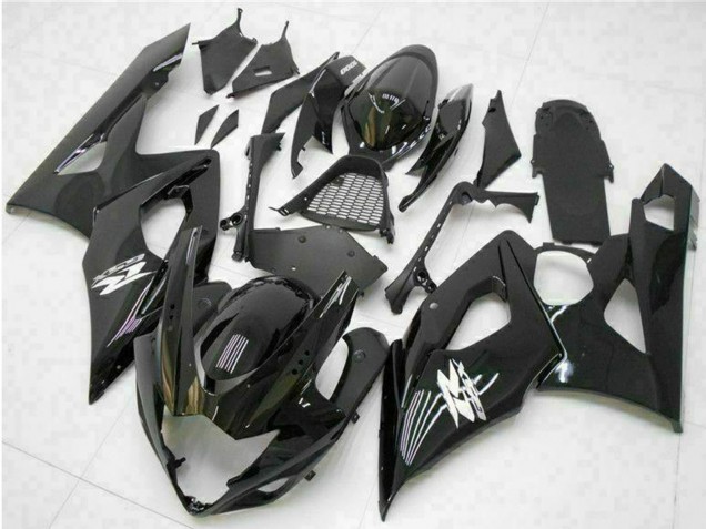 2005-2006 Glossy Black Suzuki GSXR 1000 Motorcycle Fairing