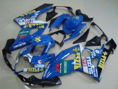 Custom 2005-2006 Blue Yellow Red Green Black Rizla Suzuki GSXR 1000 Motorcycle Fairings