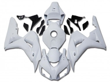 Custom 2006-2007 Glossy White Honda CBR1000RR Motorcycle Fairings