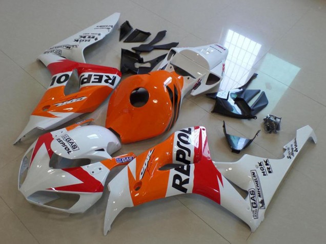 2006-2007 Orange White Red Glossy Black Repsol Honda CBR1000RR Motorcycle Fairing