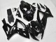 2006-2007 Glossy Black Suzuki GSXR 600/750 Bike Fairings