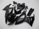 2006-2007 Matte Black Glossy Black Suzuki GSXR 600/750 Motorcycle Fairings