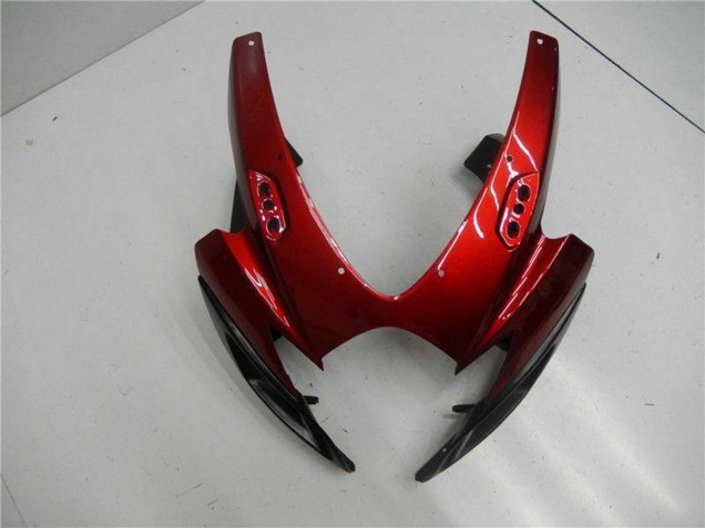2006-2007 Red Glossy Black Suzuki GSXR 600/750 Motorcycle Fairing