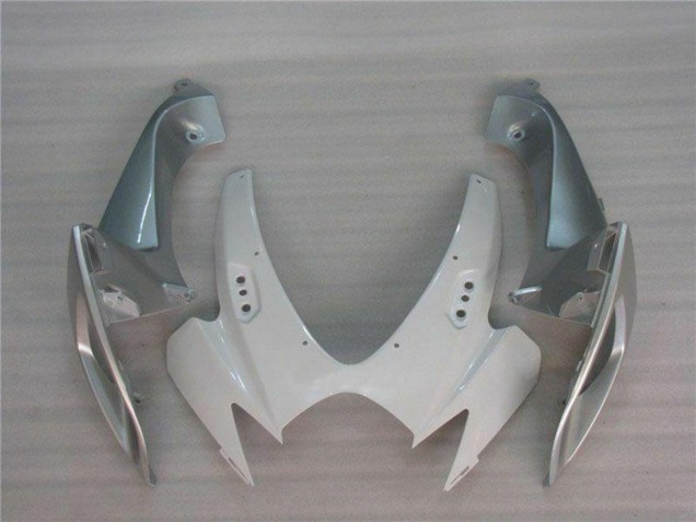 2006-2007 White Silver Suzuki GSXR 600/750 Motorcycle Fairings