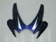 2006-2007 Glossy Black Blue Suzuki GSXR 600/750 Motorcycle Fairings