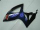 2006-2007 Glossy Black Blue Suzuki GSXR 600/750 Motorcycle Fairings