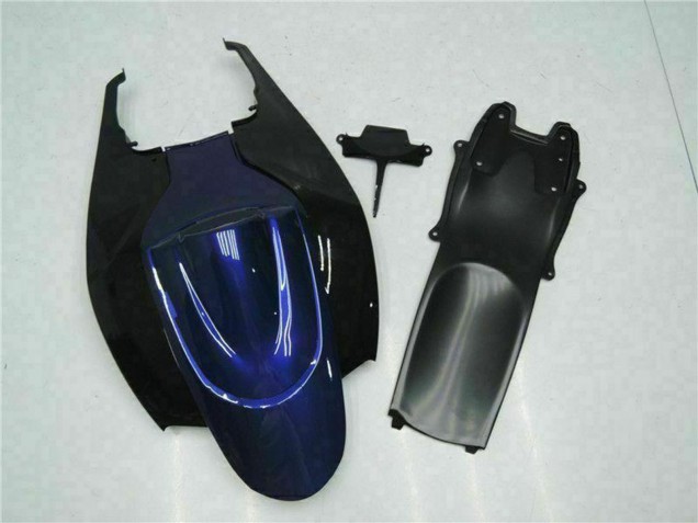 2006-2007 Glossy Black Blue Suzuki GSXR 600/750 Motorcycle Fairings