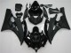 2006-2007 Glossy Black Matte Black Yamaha YZF R6 Motorcycle Fairing