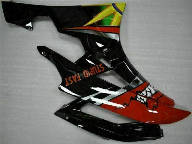 2006-2007 Yellow Blue Red Glossy Black Shark Yamaha YZF R6 Motorcycle Fairings