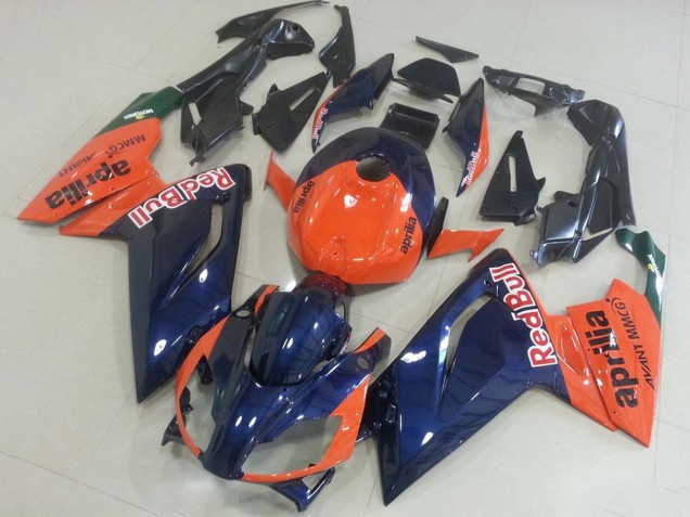 2006-2011 Orange Dark Blue Aprilia RS125 Motorcycle Fairings