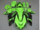 2006-2011 Green Glossy Black Kawasaki ZX14R ZZR1400 Motorcycle Fairing
