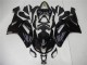 2007-2008 Glossy Black Kawasaki ZX6R Abs Motorcycle Fairing